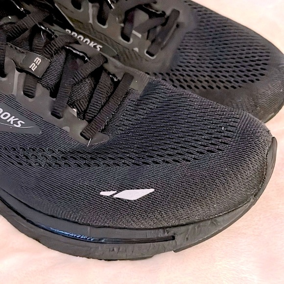 BROOKS 👟 BLACK GTS22 CUSHIONED ADRENALINE ATHLETIC SHOE SNEAKER Men’s 13 D Width - Picture 3 of 13